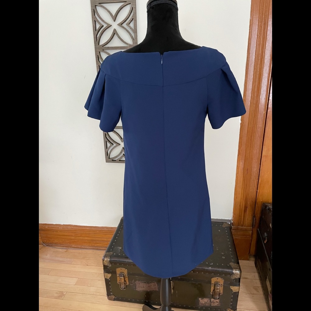 Navy Blue Shift Dress - Picture 5 of 8